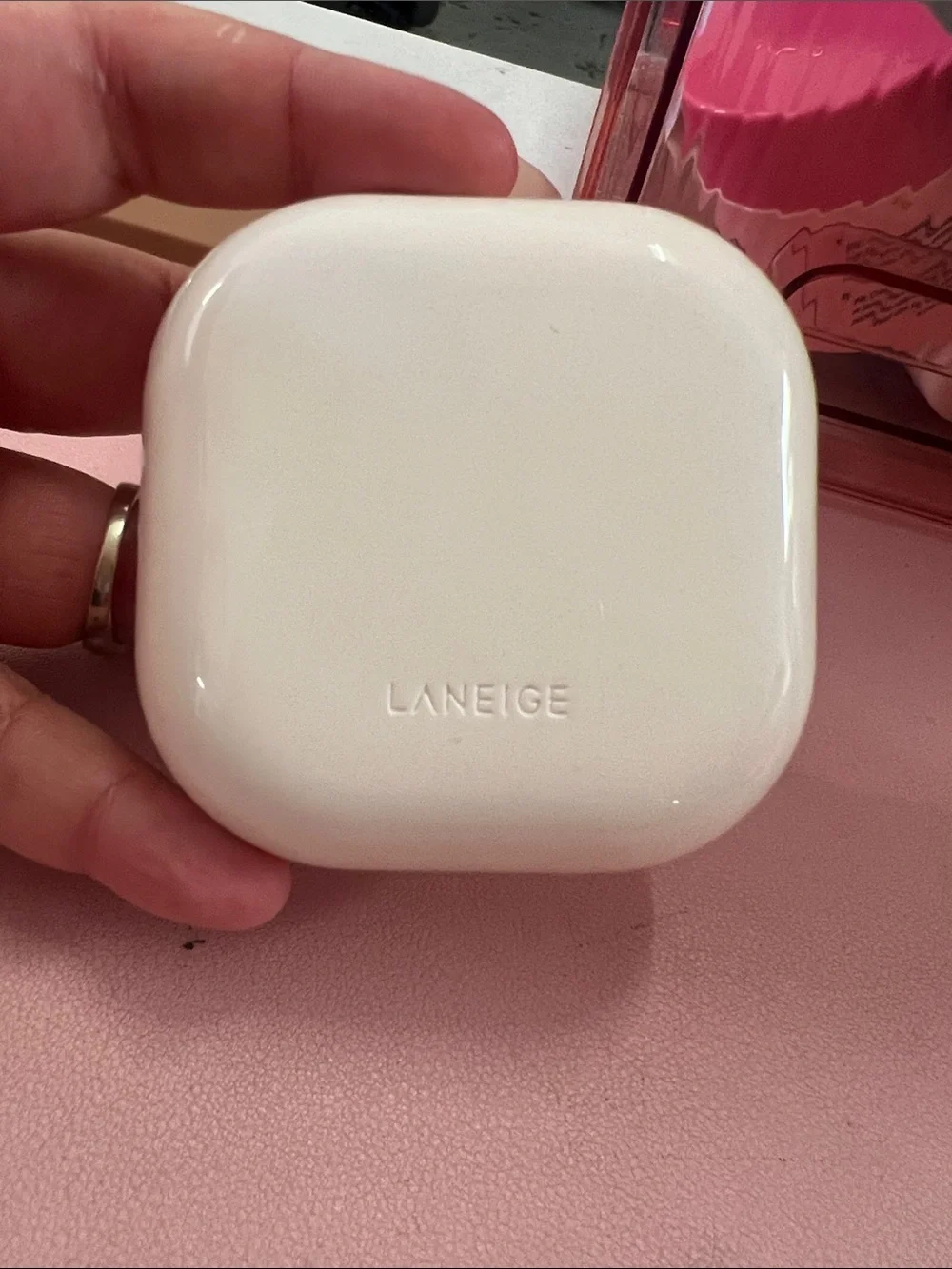LANEIGE Glossy White Square setting powder